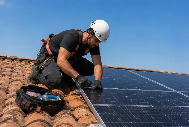 Maintenance et monitoring de panneaux solaires à Pins-Justaret