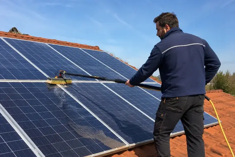 Nettoyage et entretien de panneaux solaires à Pins-Justaret
